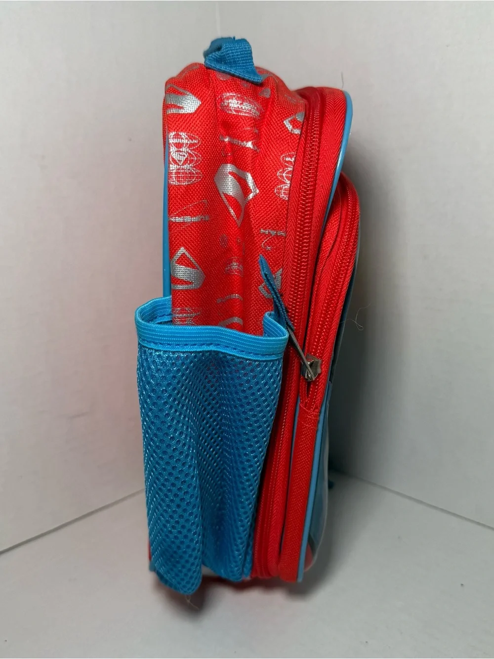 DC Comics Superman Kids Lunchbox Lunch Bag School Shiny Insulated EUC